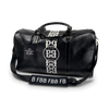 Front view Black Lynx - Sustainable Stylish Leather Travel Bag