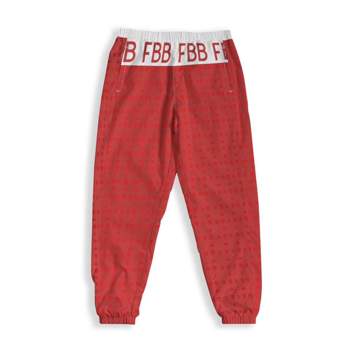 FBB RED PARAGON TRACK PANTS